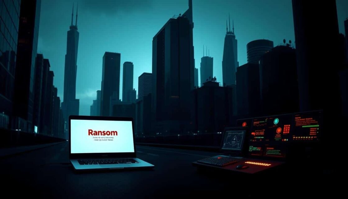 Cryptocurrency ransomware payment demand attack