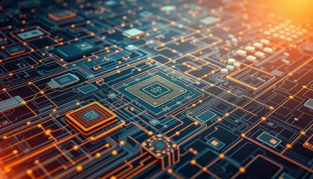 Detailed technical blueprint of a blockchain platform architecture, captured through a high-resolution photorealistic lens. In the foreground, a modular design of interconnected nodes, processors, and distributed ledgers. The middle ground showcases secure cryptographic algorithms, consensus mechanisms, and data synchronization protocols. In the background, a network of user wallets, IoT devices, and decentralized applications, all seamlessly integrated. Warm lighting accentuates the intricate engineering, conveying a sense of advanced, reliable, and secure blockchain infrastructure. The overall scene exudes a tone of innovation, transparency, and the profound impact of decentralized technologies. Detailed technical blueprint of a blockchain platform architecture, captured through a high-resolution photorealistic lens. In the foreground, a modular design of interconnected nodes, processors, and distributed ledgers. The middle ground showcases secure cryptographic algorithms, consensus mechanisms, and data synchronization protocols. In the background, a network of user wallets, IoT devices, and decentralized applications, all seamlessly integrated. Warm lighting accentuates the intricate engineering, conveying a sense of advanced, reliable, and secure blockchain infrastructure. The overall scene exudes a tone of innovation, transparency, and the profound impact of decentralized technologies.