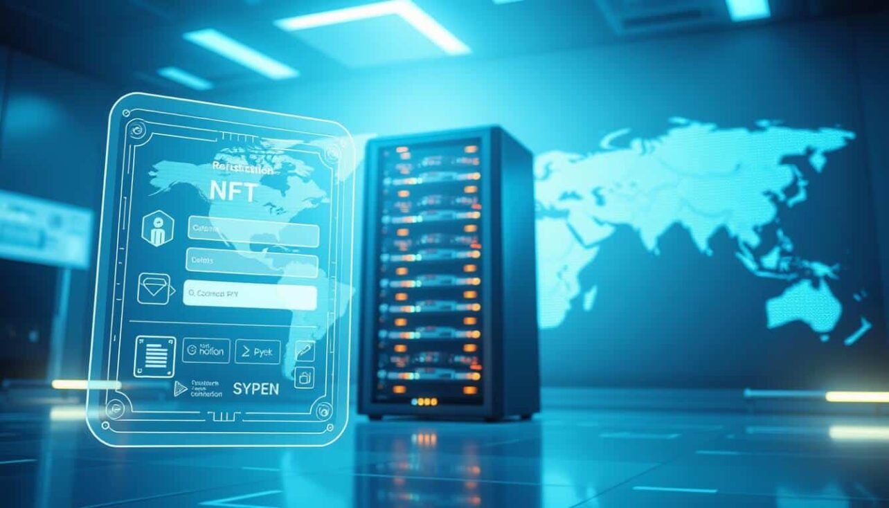 NFT domain name blockchain registration