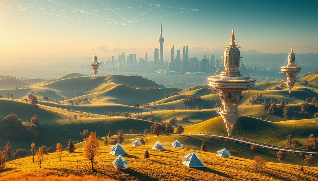 NFT metaverse land virtual world