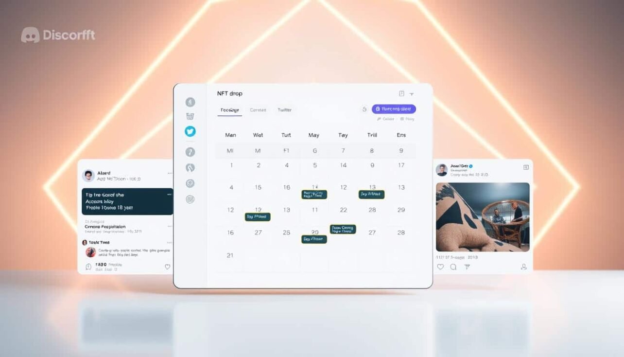 free NFT drops calendar Discord Twitter