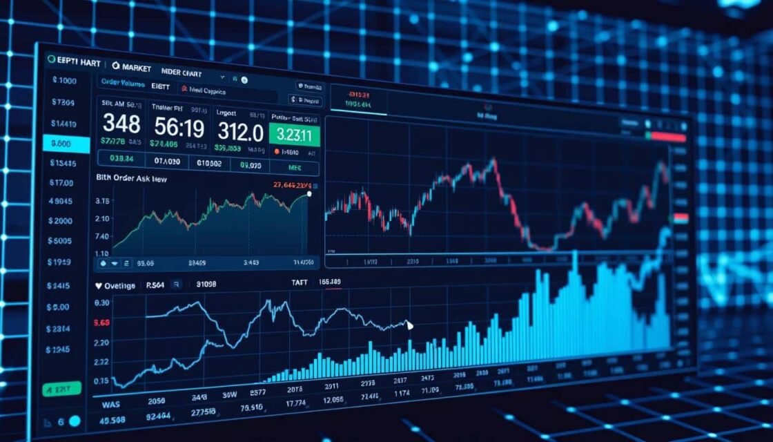how to read crypto market depth charts