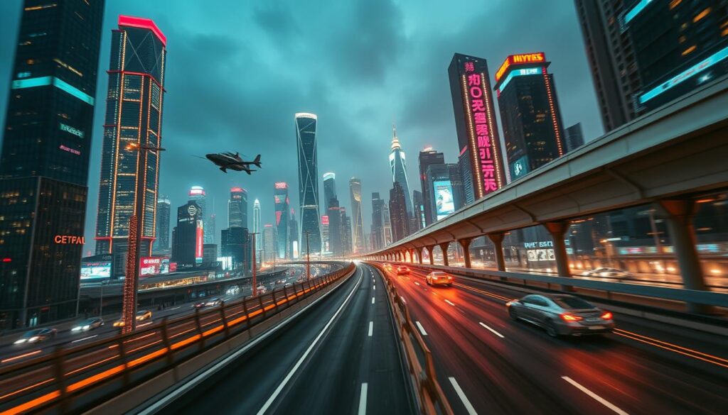 transaction performance speed costs, digital data highway, blockchain network, high-speed data transfer, real-time processing, low-latency communication, futuristic cyberpunk city skyline, neon lights, glowing skyscrapers, hovering transport vehicles, cinematic dramatic lighting, wide-angle lens, low angle perspective, sense of technological advancement, dynamic energy, efficient financial transactions transaction performance speed costs, digital data highway, blockchain network, high-speed data transfer, real-time processing, low-latency communication, futuristic cyberpunk city skyline, neon lights, glowing skyscrapers, hovering transport vehicles, cinematic dramatic lighting, wide-angle lens, low angle perspective, sense of technological advancement, dynamic energy, efficient financial transactions