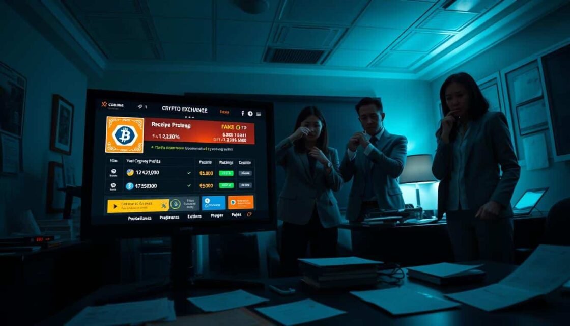 fake crypto exchanges