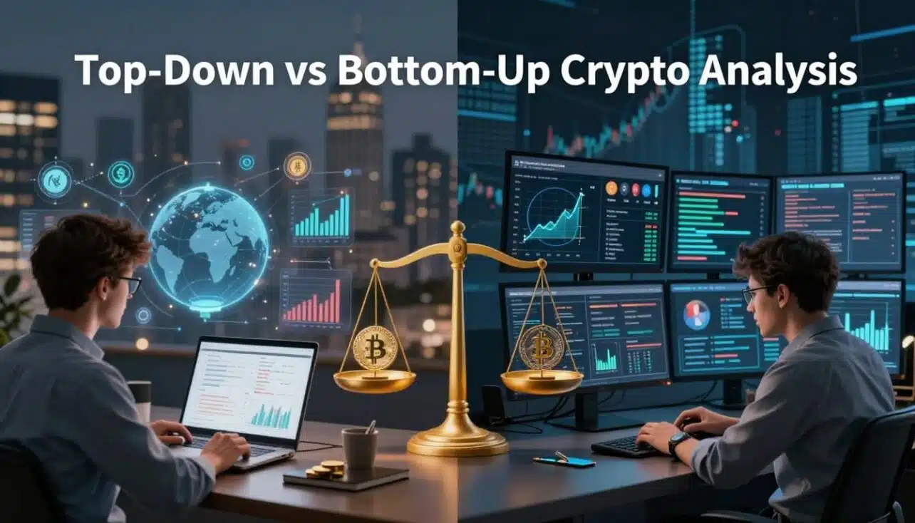 Top-Down vs Bottom-Up Crypto Analysis