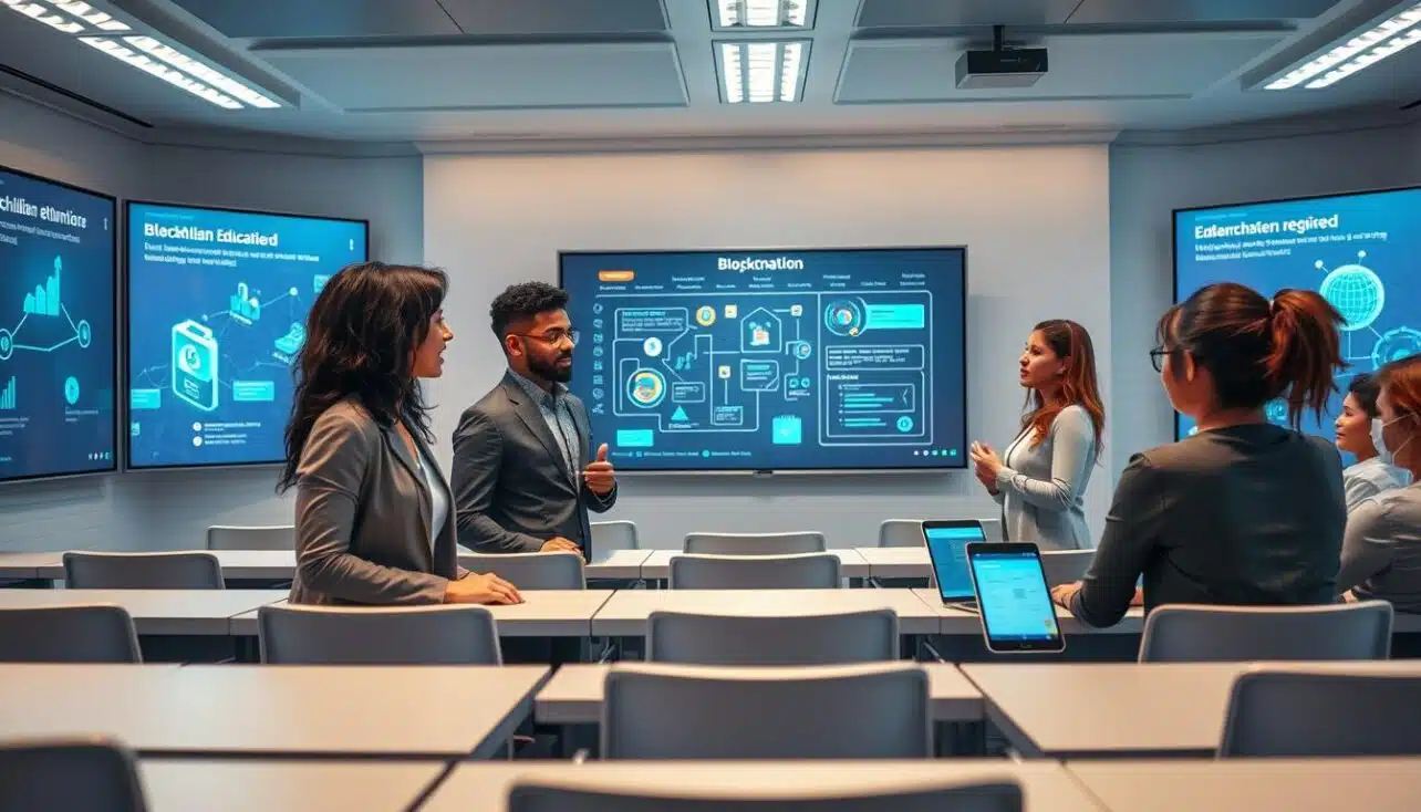 how blockchain is used in education