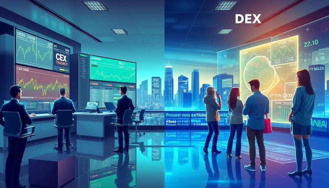 difference between CEX and DEX trading